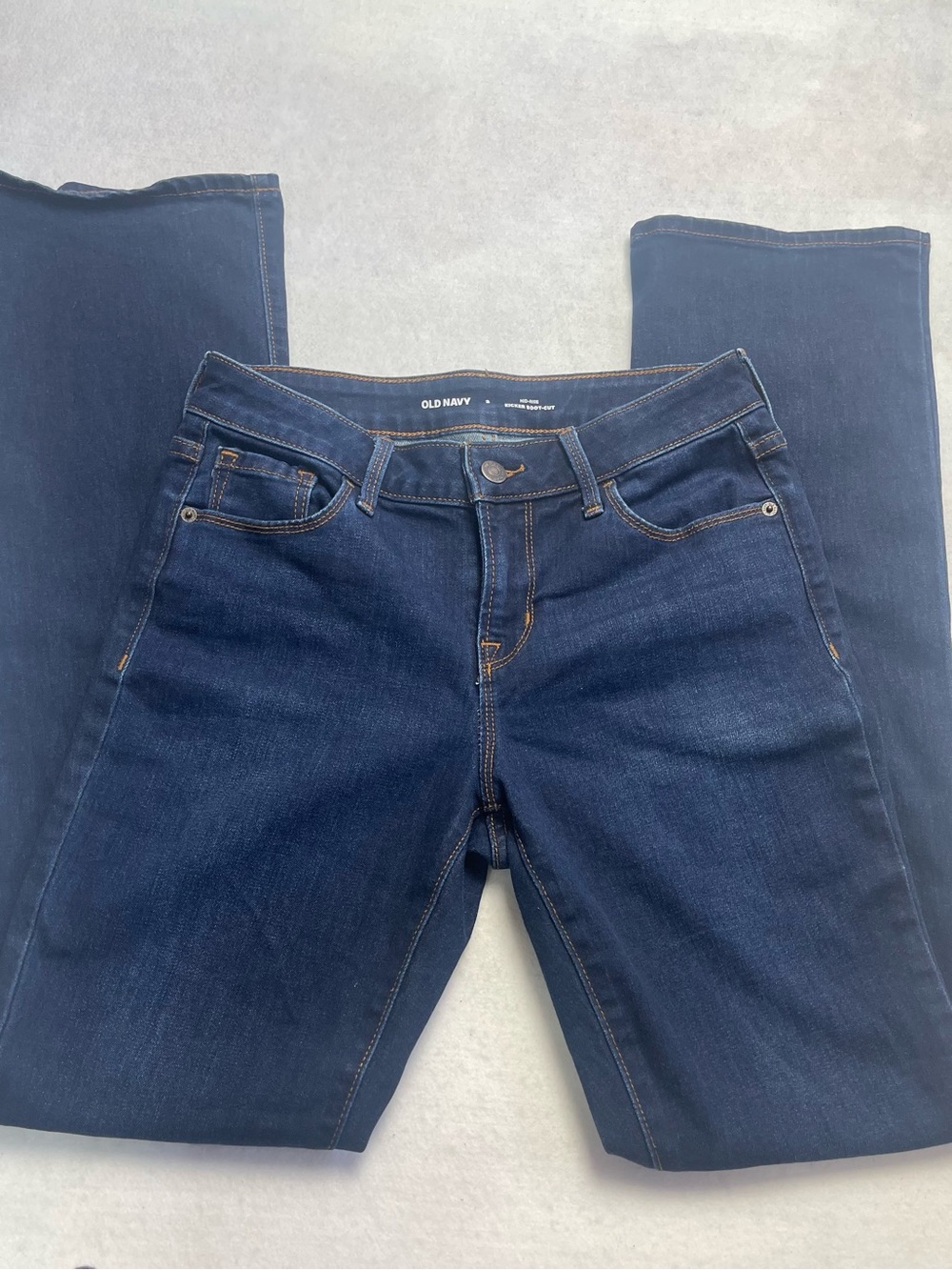 Old Navy Women's Dark Blue Boot-Cut Jeans